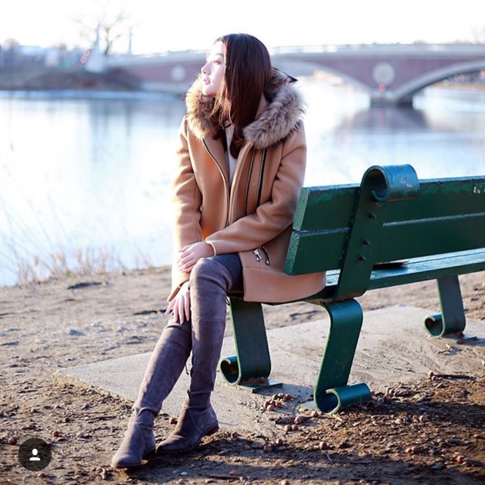 Sandro Camel Coat